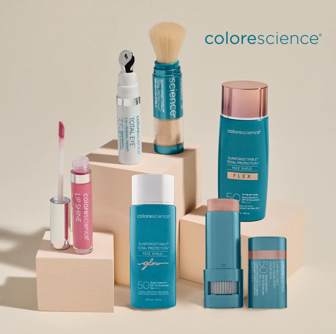 Makeup con fotoprotección Colorescience - Clínica Dermonova